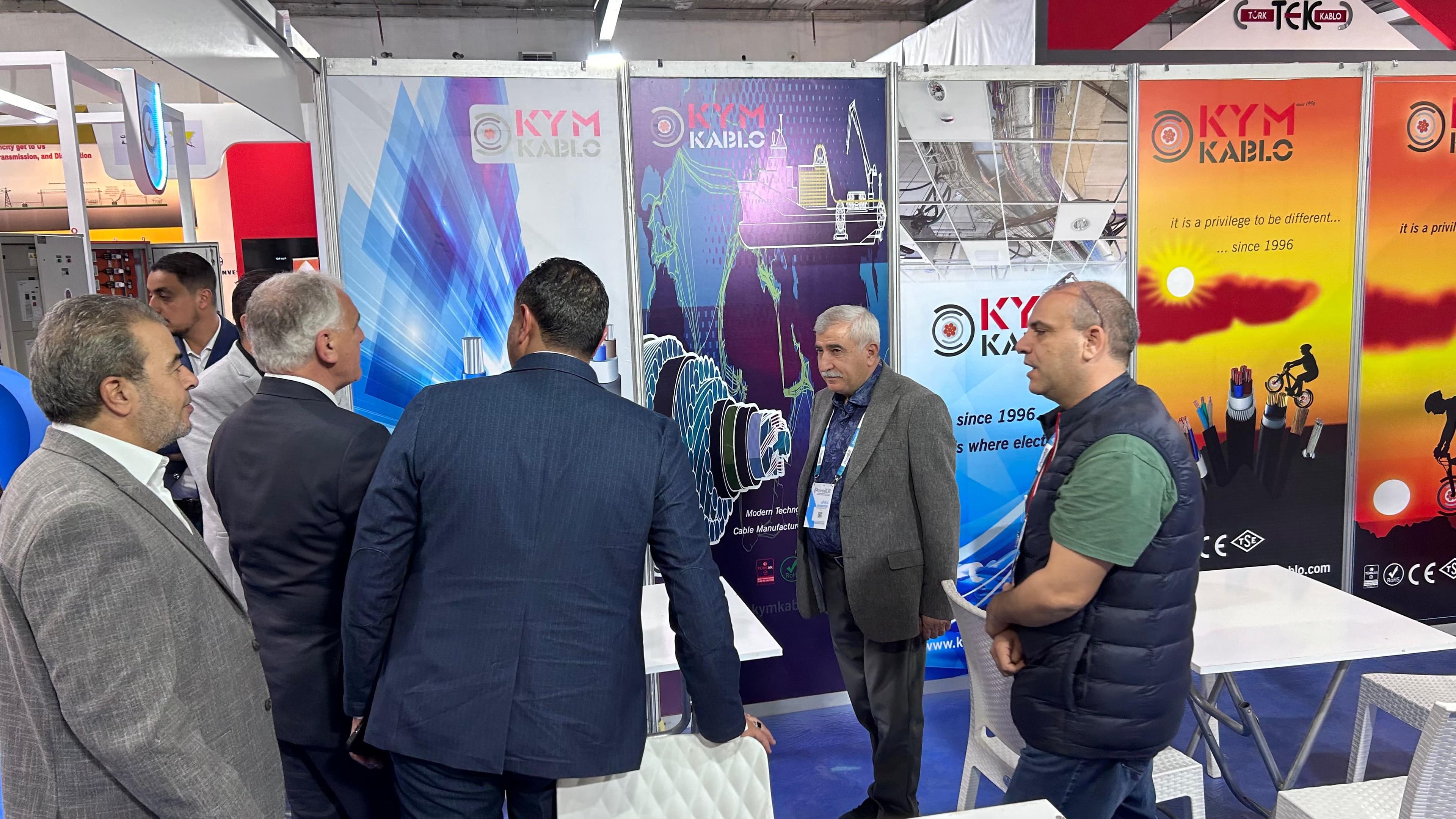 KYM Kablo stand ziyareti powerelec 2024 Libya