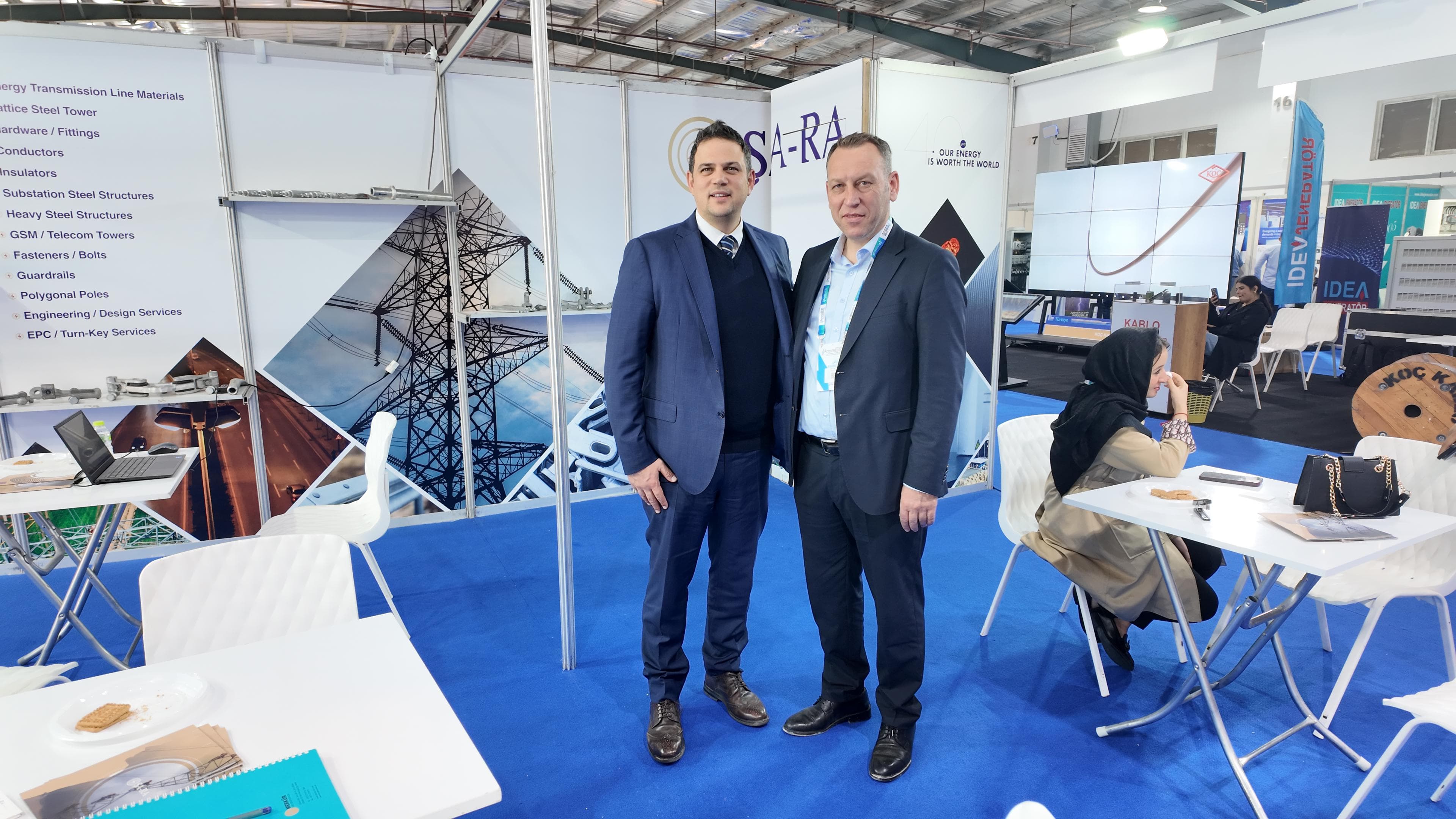 ŞA-RA 2024 Powerelec Libya Katılımcı Plaketi Takdimi