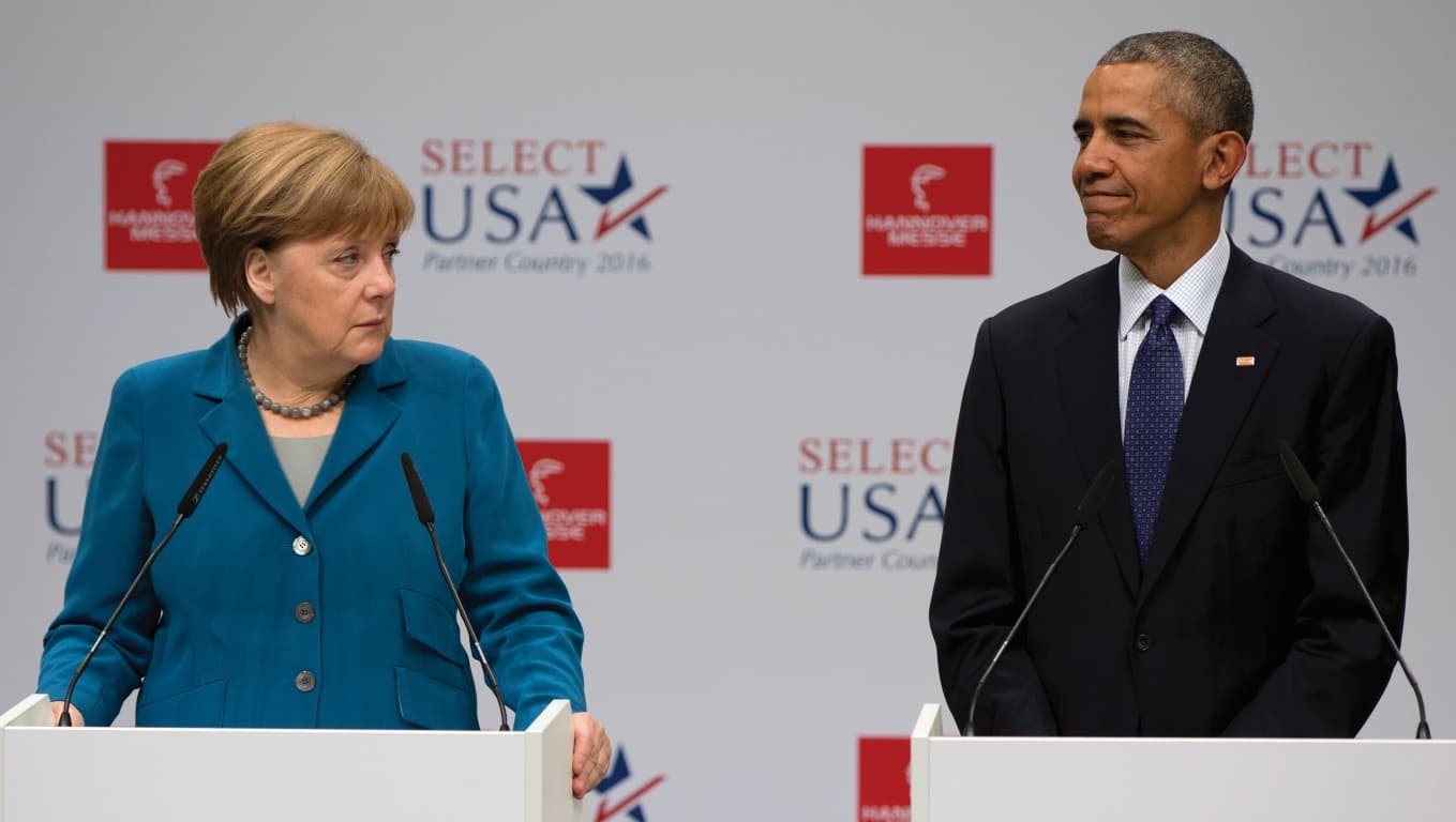 Barack Obama, Angela Merkel