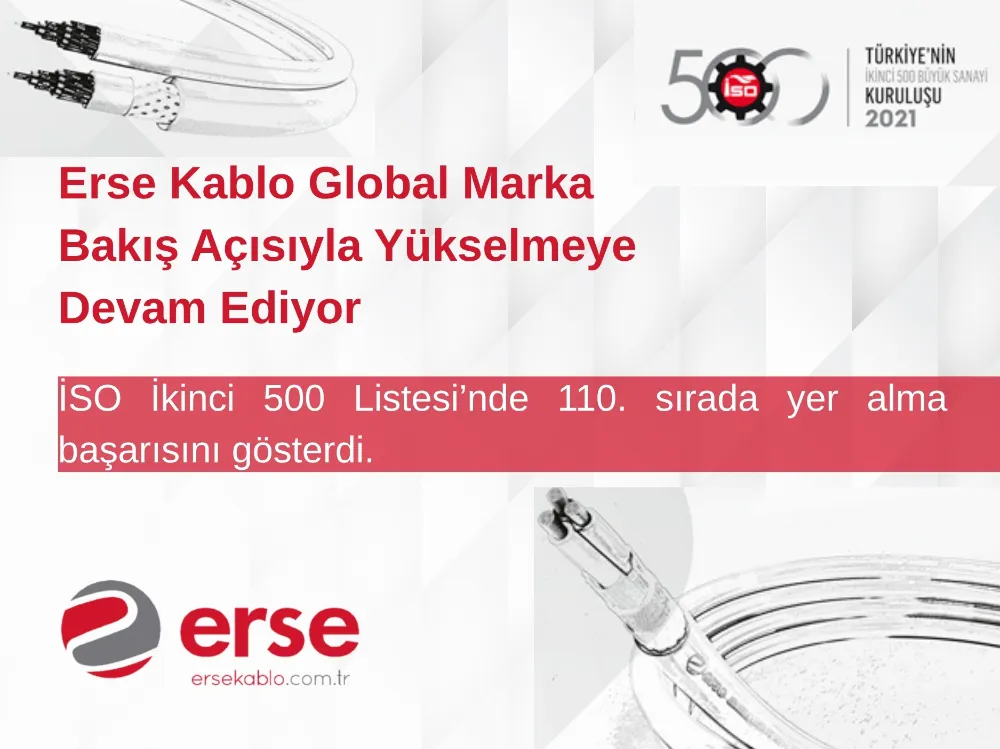 Erse Kablo Global Marka Bakış Açısıyla Yükselmeye Devam Ediyor 