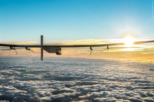 Solar Impulse 2 above the clouds