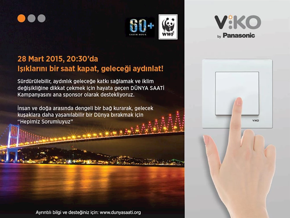 Viko ve WWF-Türkiye El Ele Verdi;  Hedef, Dünya Saati