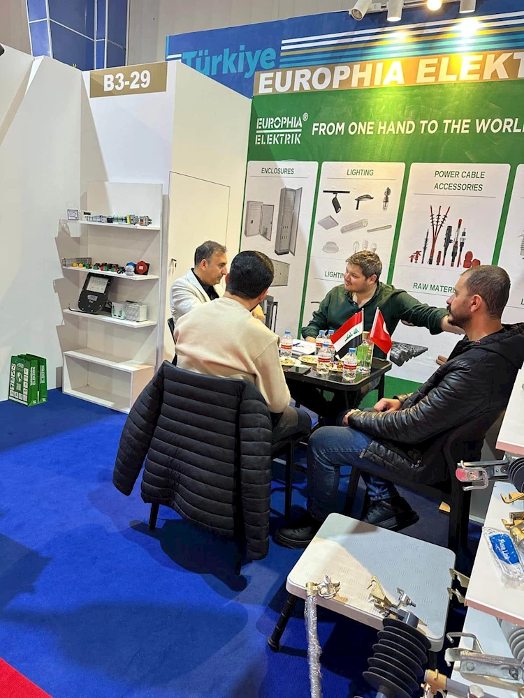 EUROPHIA ELEKTRİK, 10. IRAK ULUSLARARASI ENERJİ FUARI VE KONFERANSI’NDA BÜYÜK İLGİ GÖRDÜ