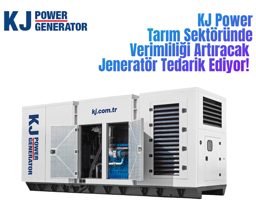 Tarım Kredi Kooperatifleri, KJ Power Jeneratör ile 102.165 € Değerinde Sözleşme İmzaladı! 